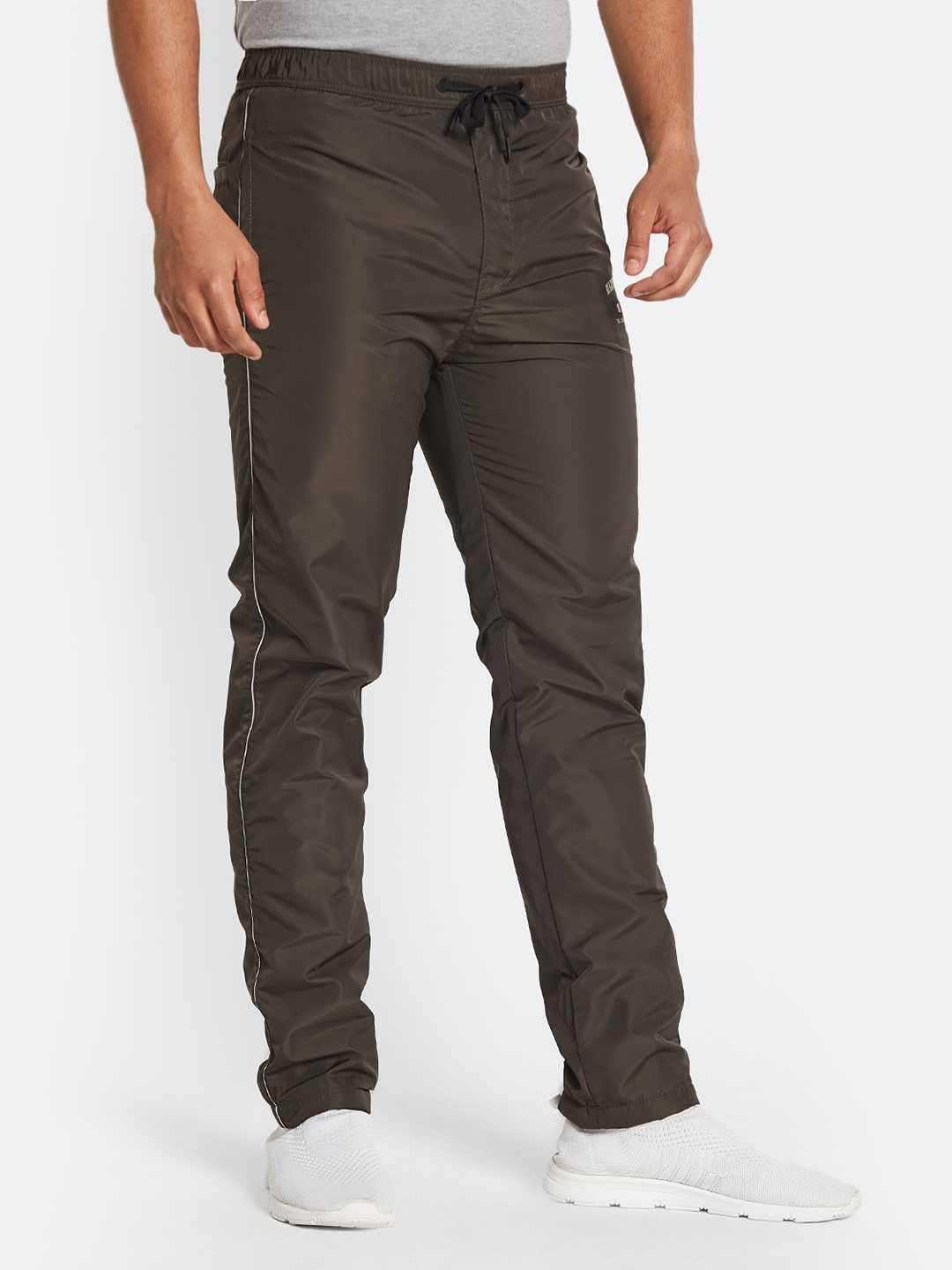 Octave Men Cotton Mid-Rise Track Pants