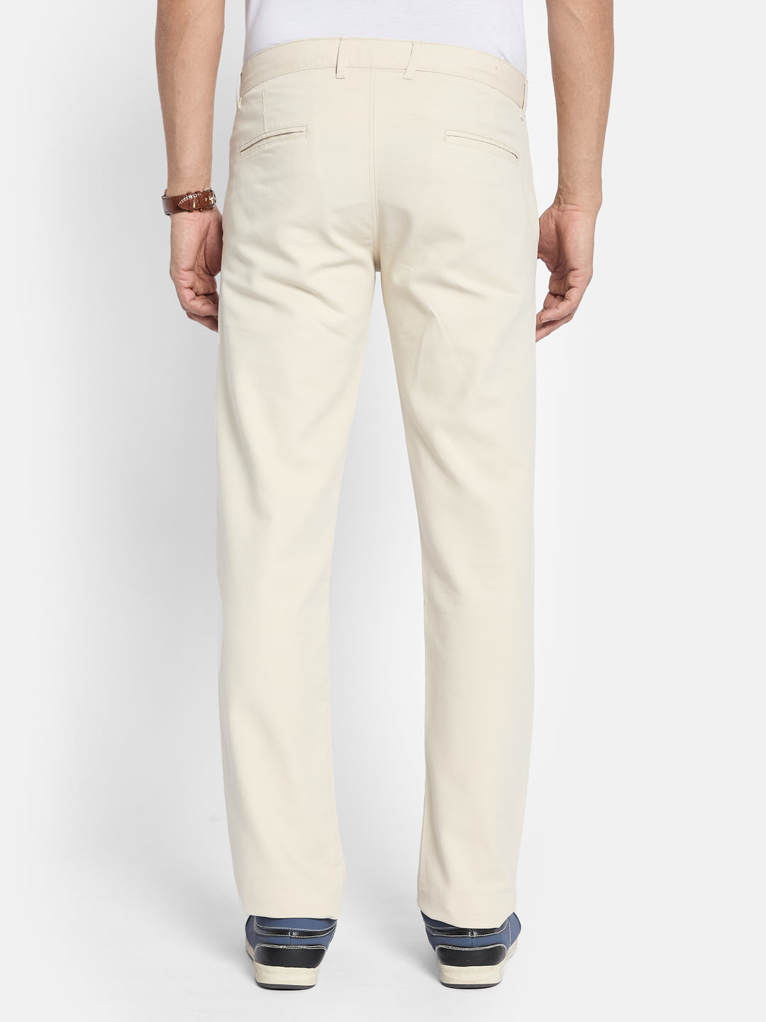 Octave Men Regular Fit Chinos Trousers