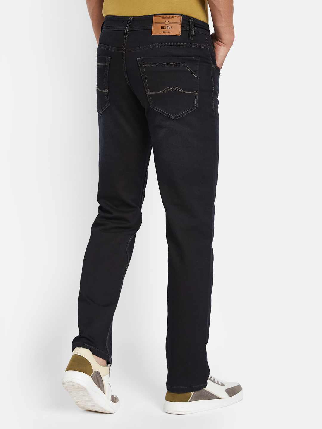Octave Men Straight Fit Stretchable Jeans
