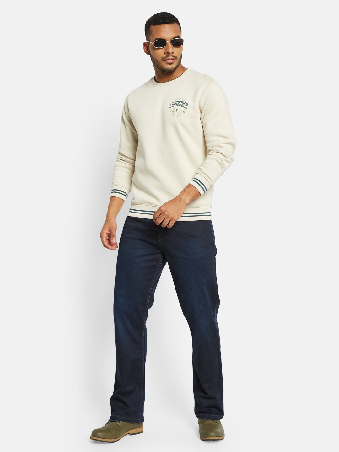 Octave Men Printed Sweatshirt