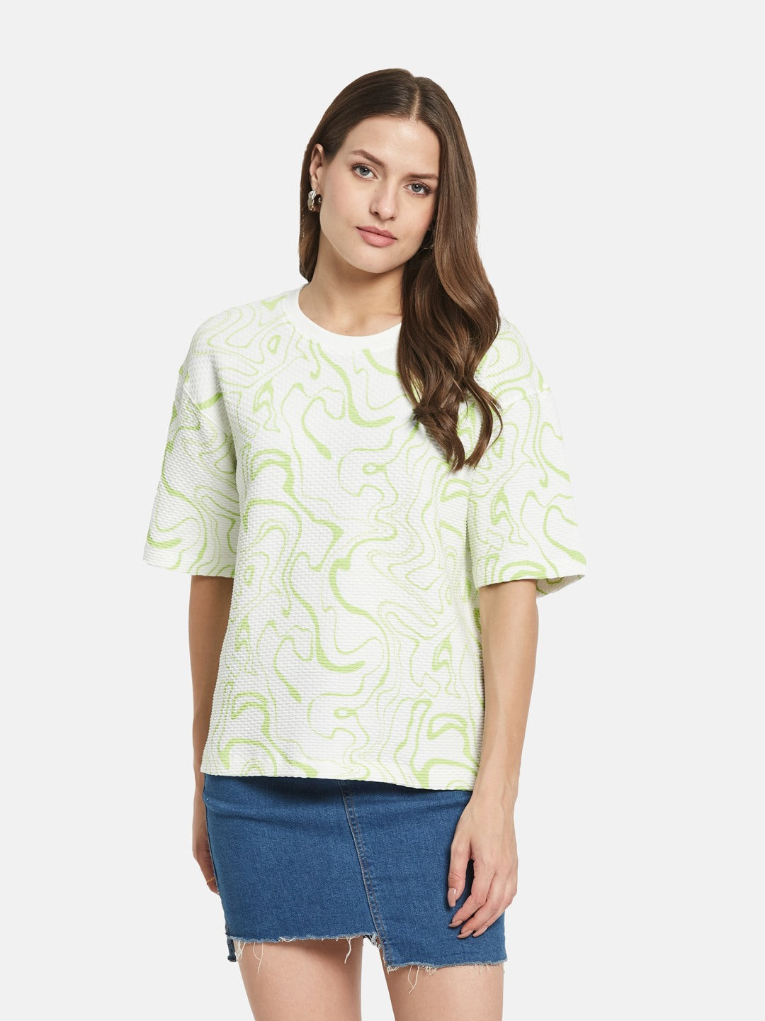 METTLE Women Printed T-shirt