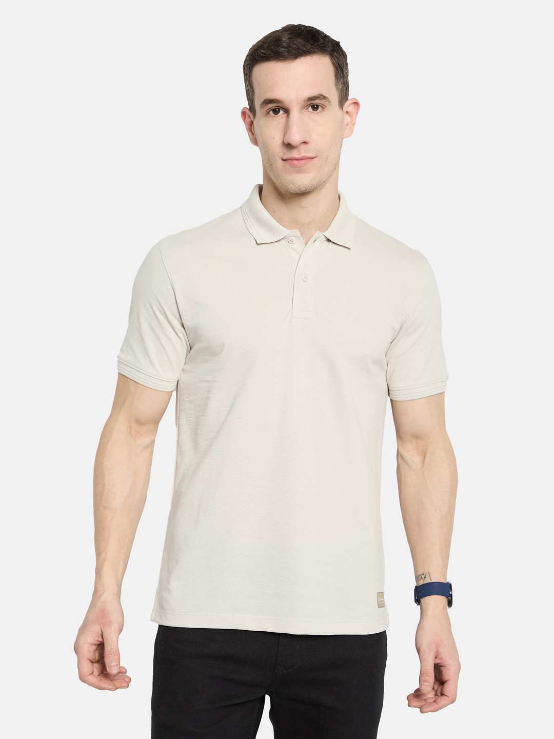 Octave Men Polo Collar T-shirt