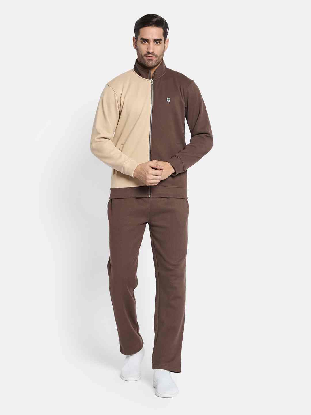 Octave Men Colourblocked Mid Rise Tracksuit