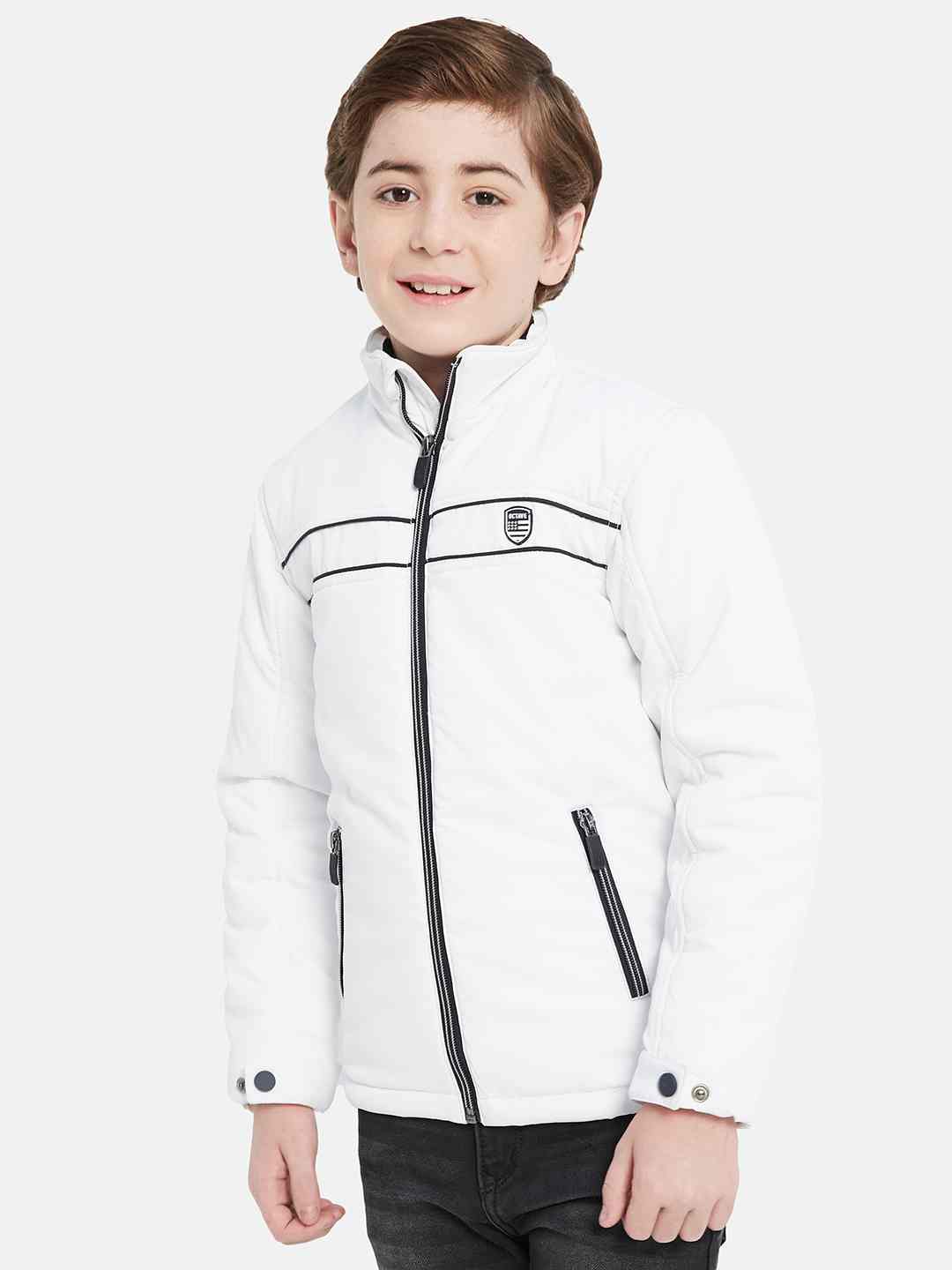 Octave Boys Long Sleeves Mock Collar Puffer Jacket
