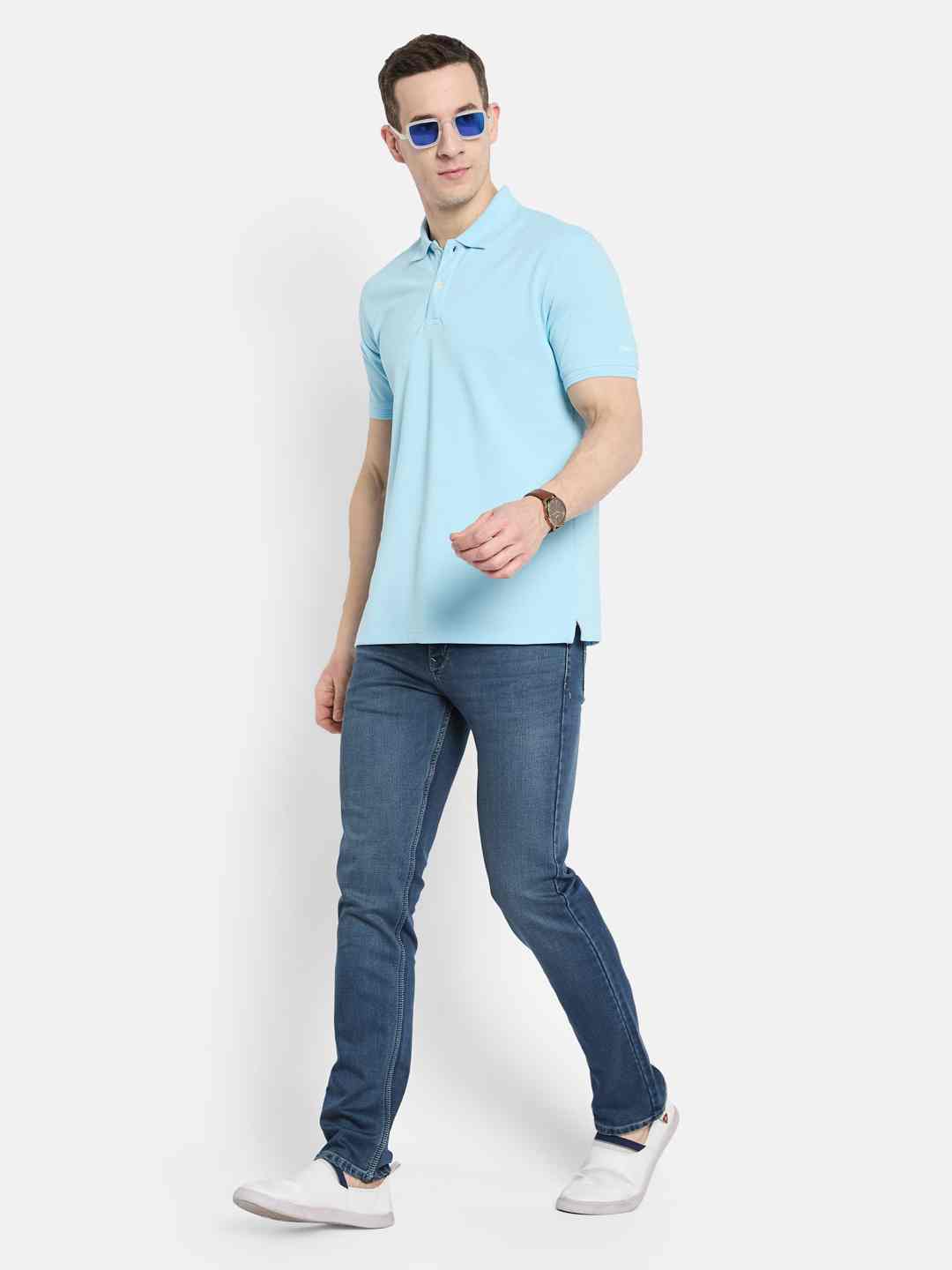 Octave Men Polo Collar T-shirt