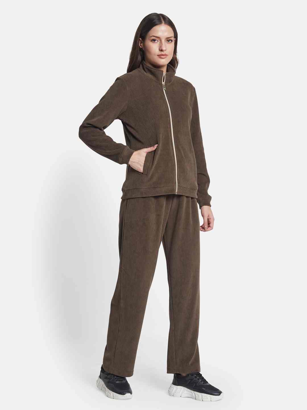Mettle Women Solid track Suits