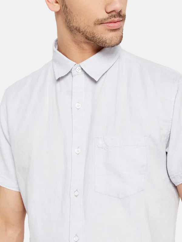Basic Linen Blend Shirt