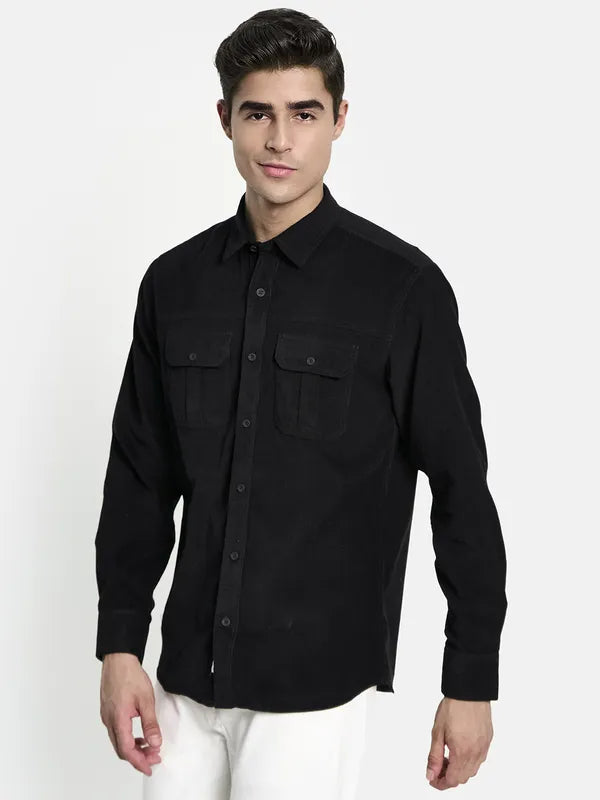Men Black Casual Shirt
