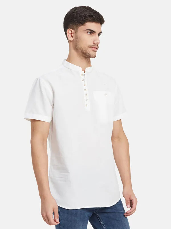 Mandarin Collar Basic Kurta
