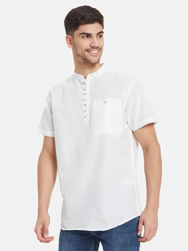 Mandarin Collar Basic Kurta