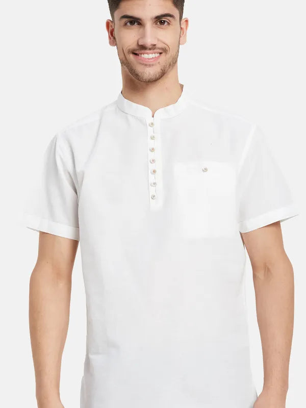 Mandarin Collar Basic Kurta