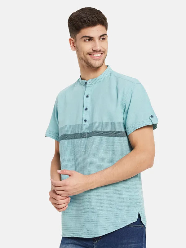 Linen Kurta With Stripes