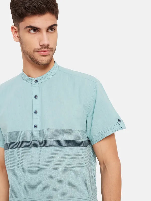Linen Kurta With Stripes