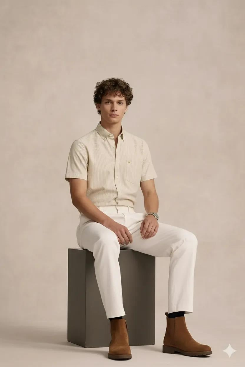 Men Striped Casual Shirt