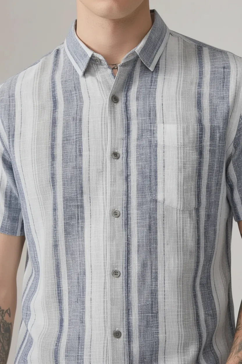Men Striped Casual Shirt