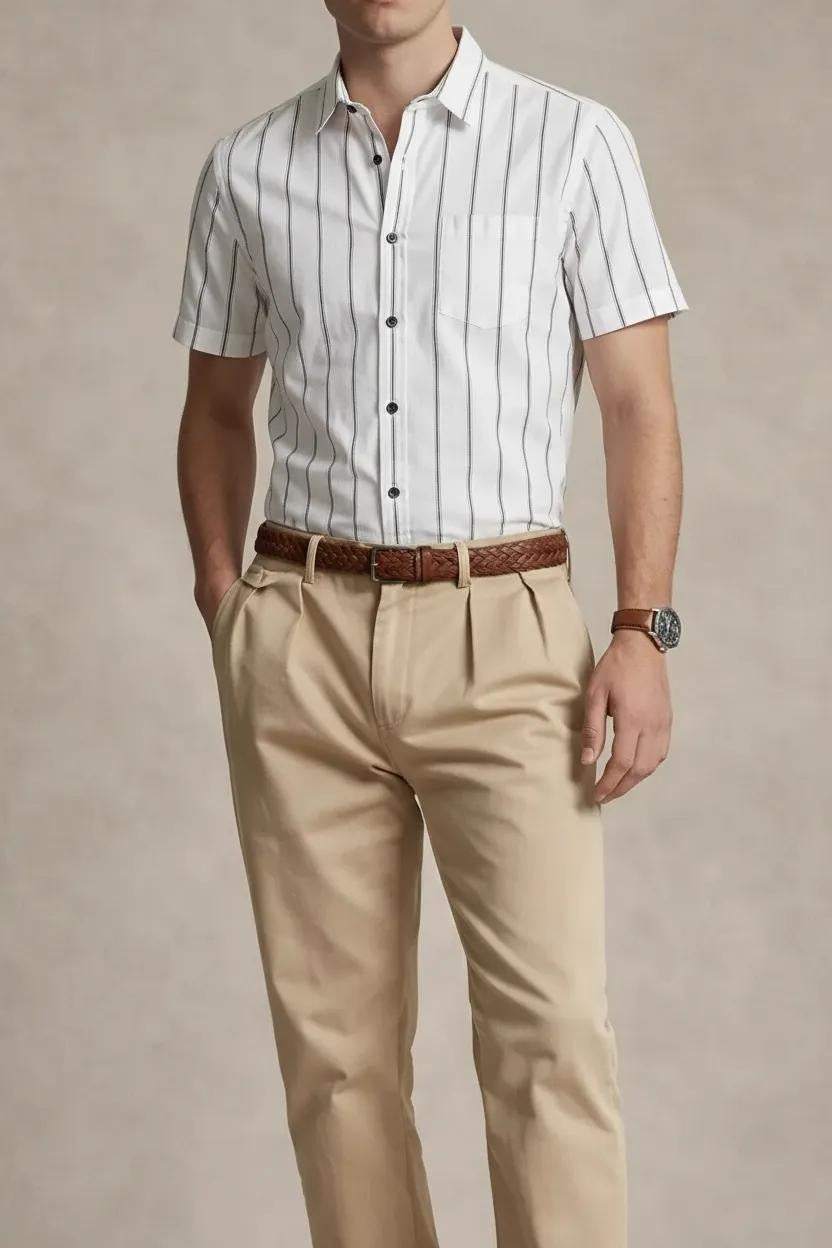Men Striped Casual Shirt