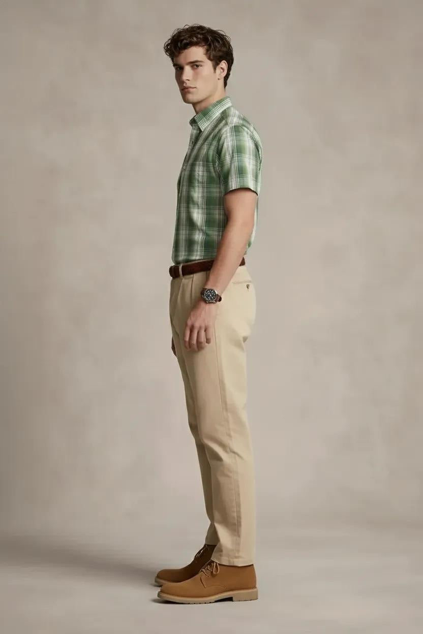 Men Checked Casual Shirt