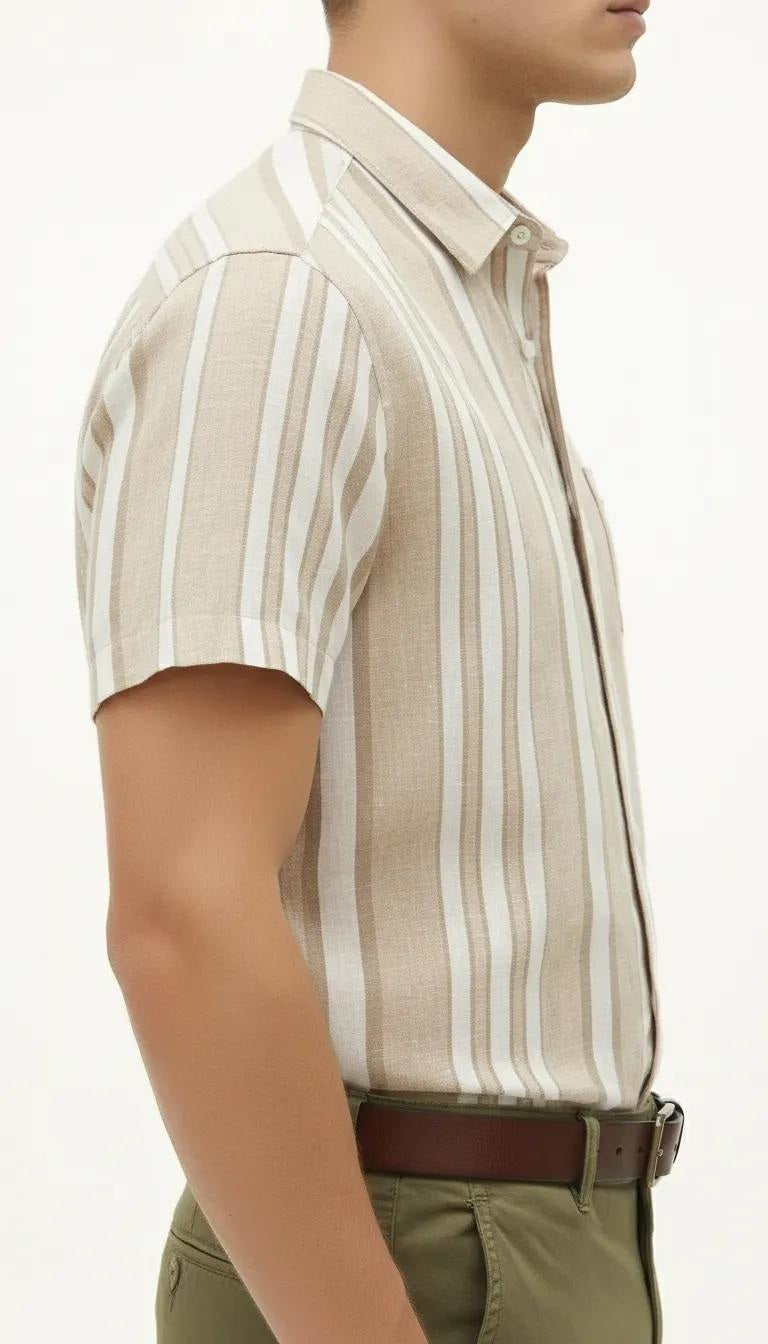 Men Striped Casual Shirt