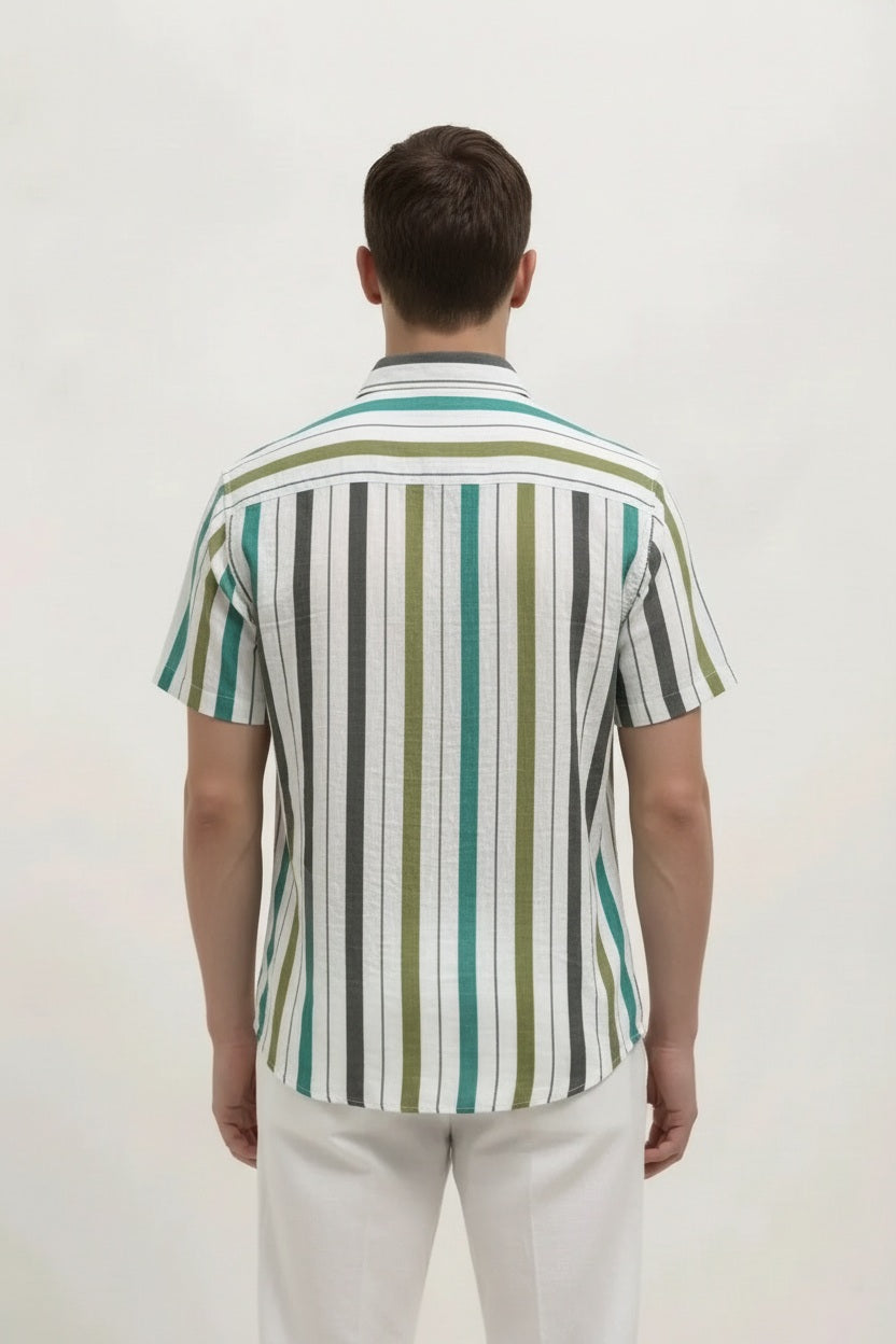 Men Striped Casual Shirt