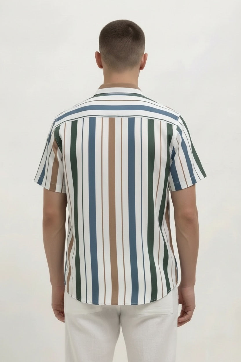 Men Striped Casual Shirt