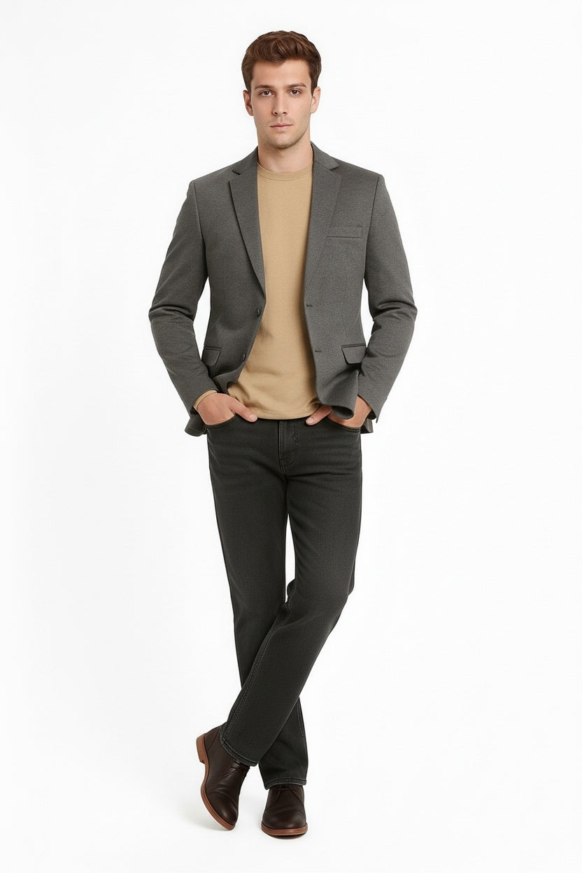 Men Solid Coat