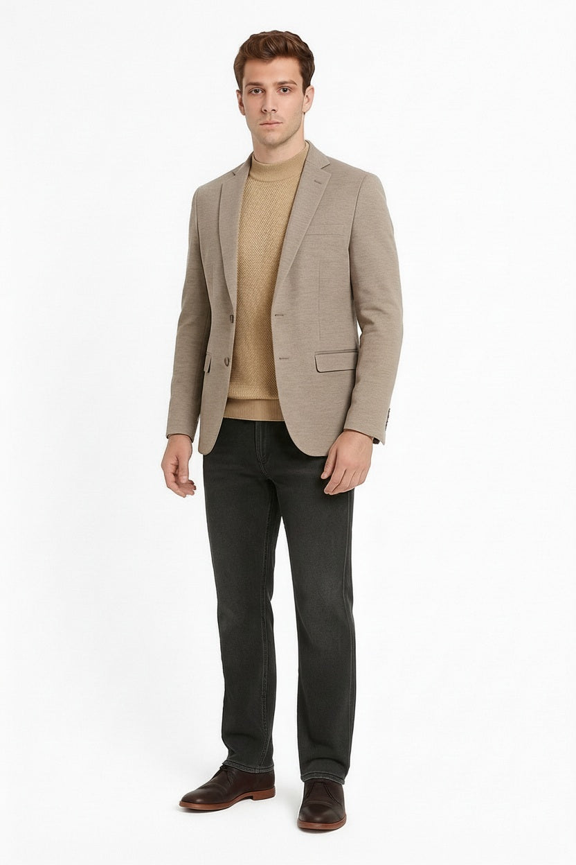 Men Solid Coat