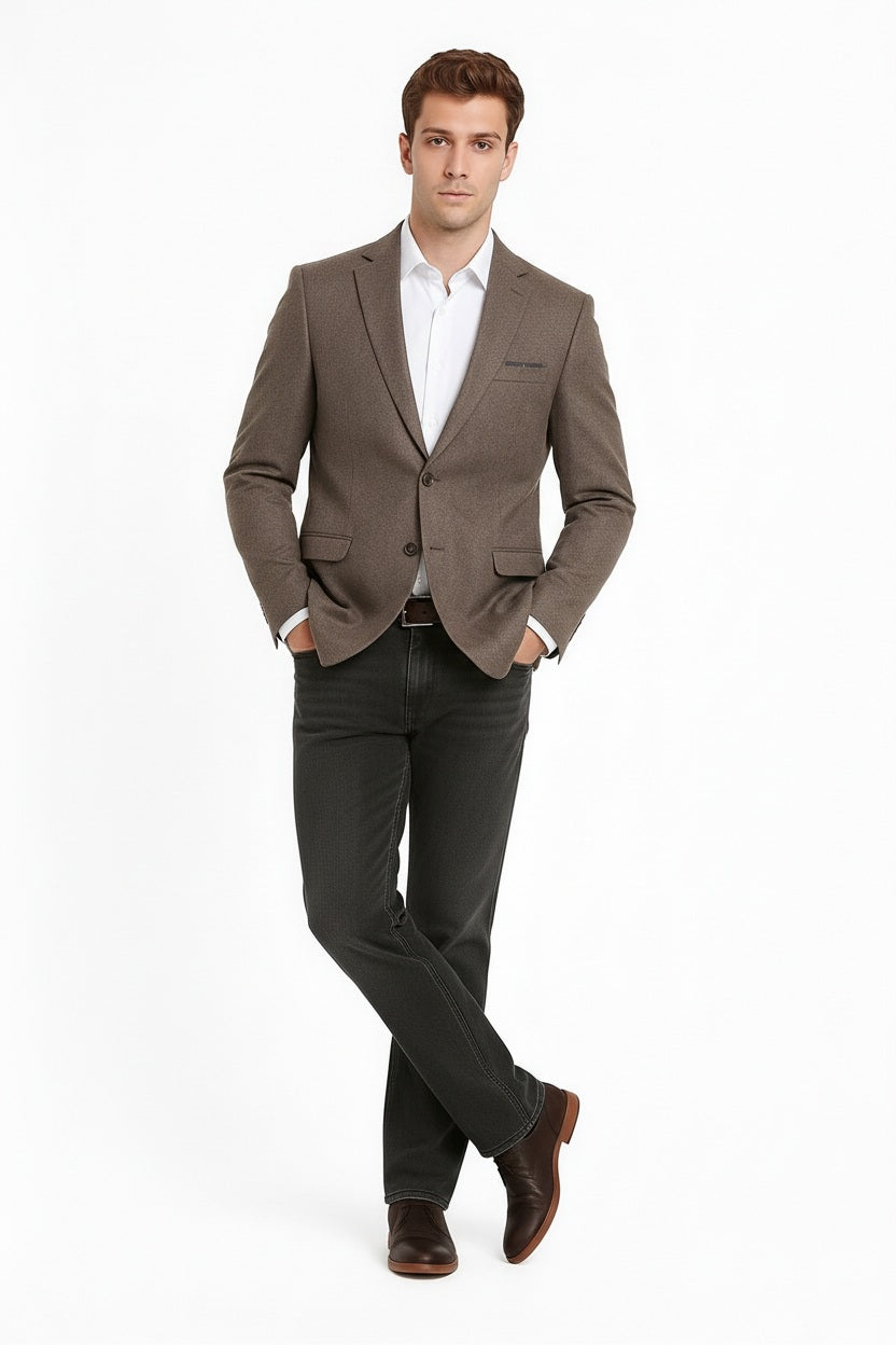 Men Solid Coat