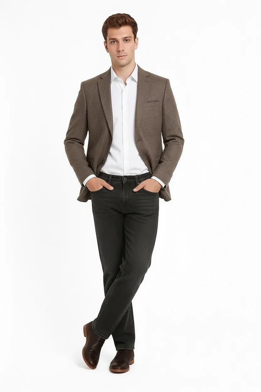 Men Solid Coat