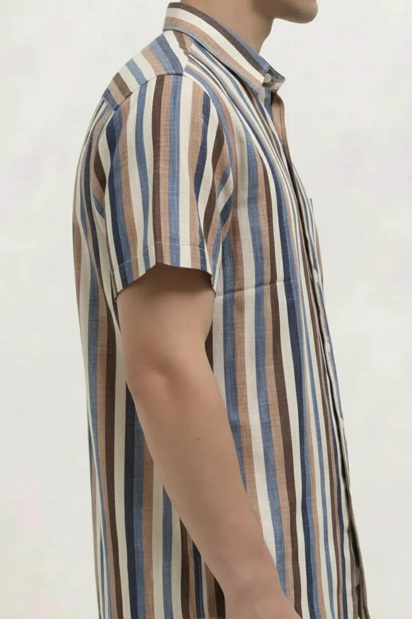 Men Striped Casual Shirt