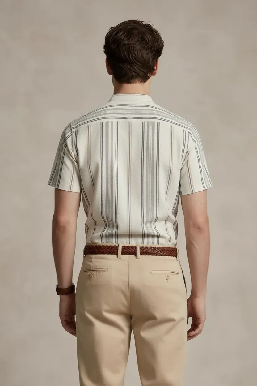 Men Multi Stripes Striped Casual Shirt