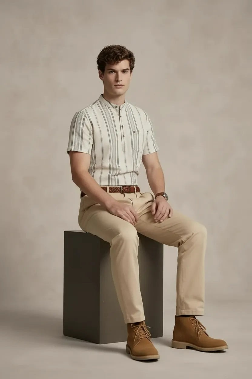 Men Multi Stripes Striped Casual Shirt