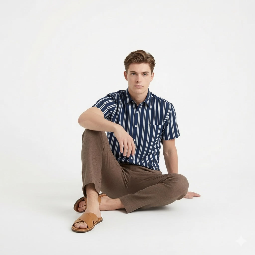 Men Striped Casual Shirt
