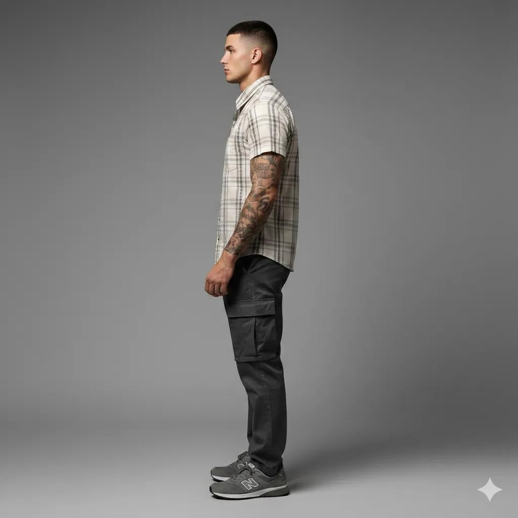 Men Checked Casual Shirt