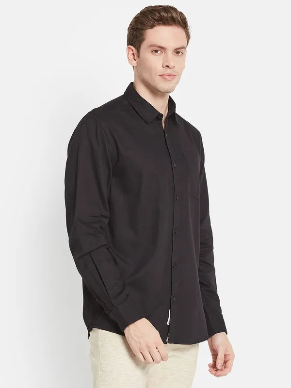 Men Black Casual Shirt