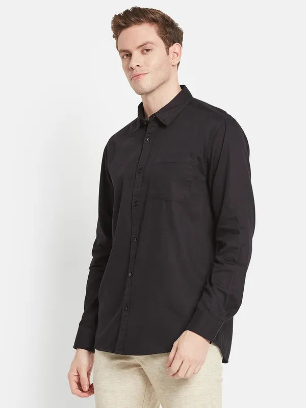 Men Black Casual Shirt