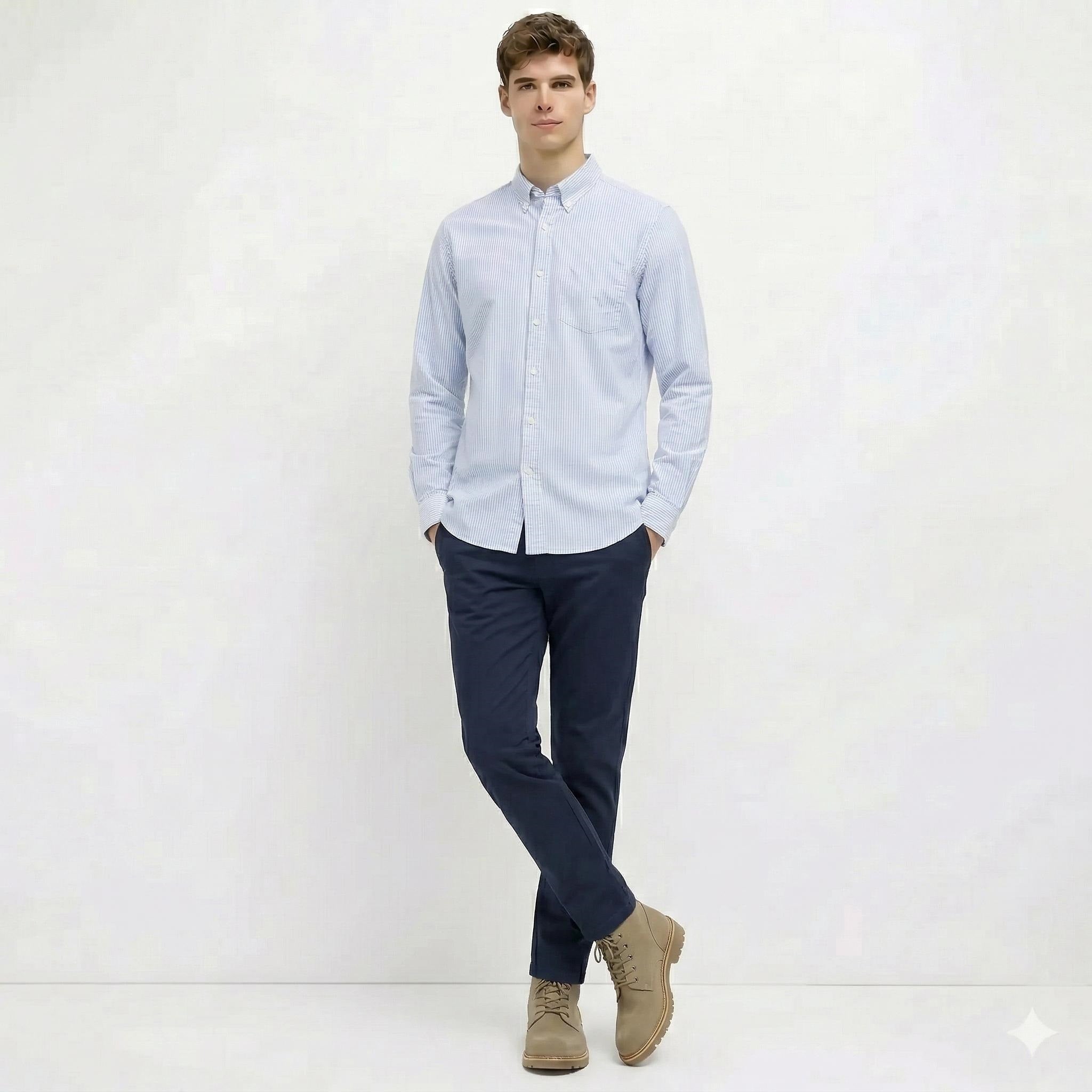 Men Striped Casual Shirt