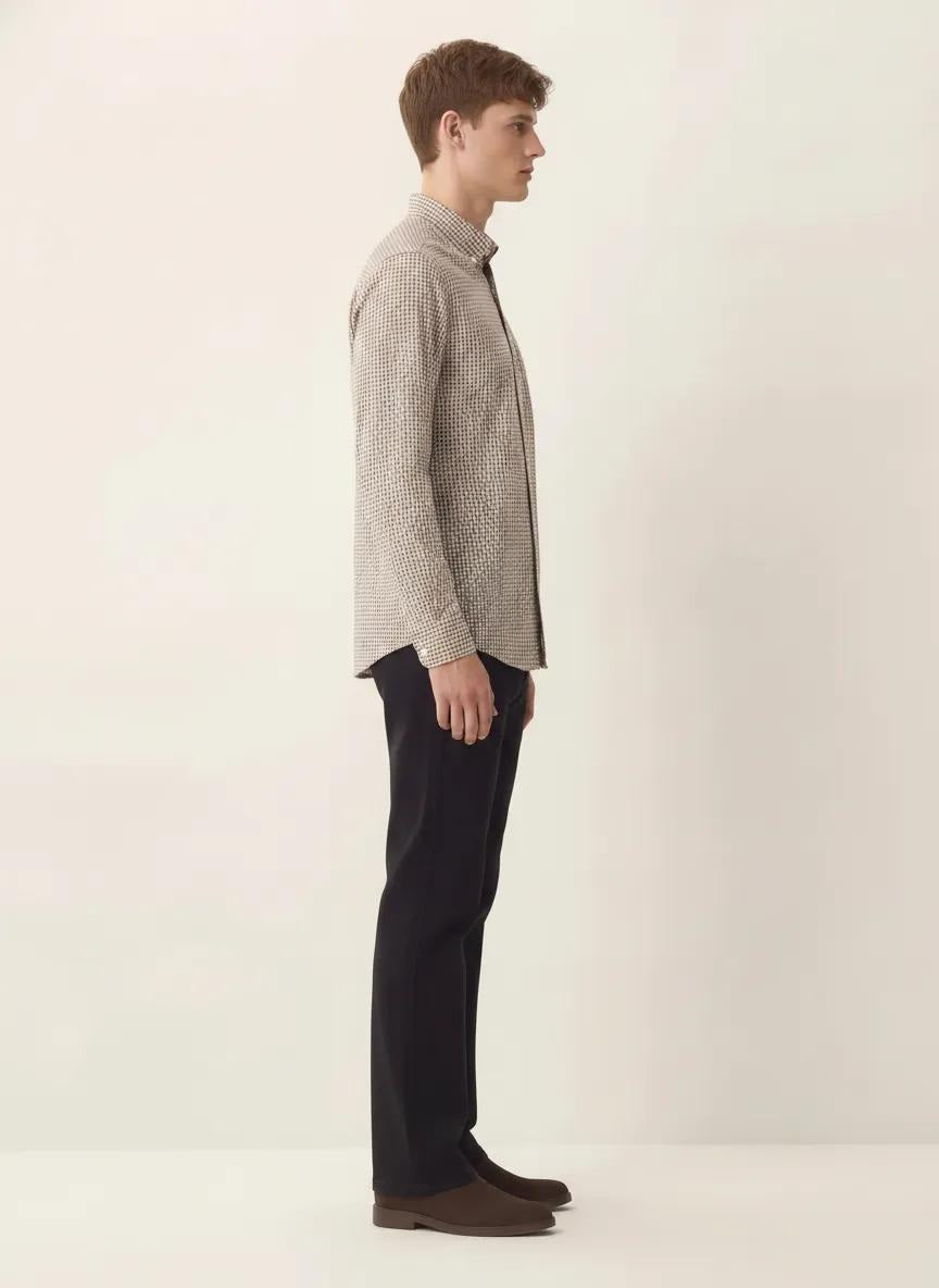 Men Gingham Checks Checked Casual Shirt