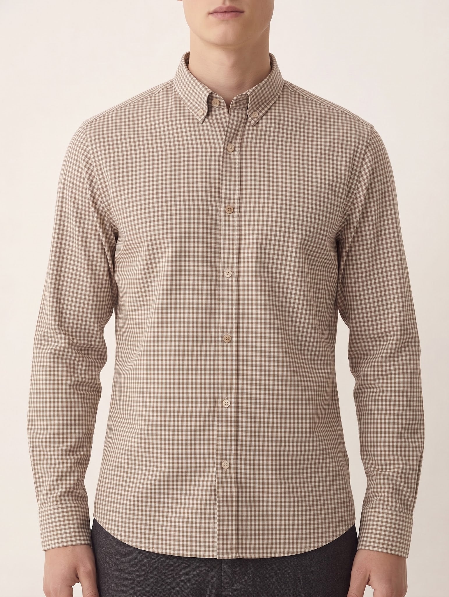 Men Gingham Checks Checked Casual Shirt