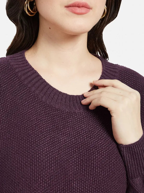 Mettle Women Purple Pullover