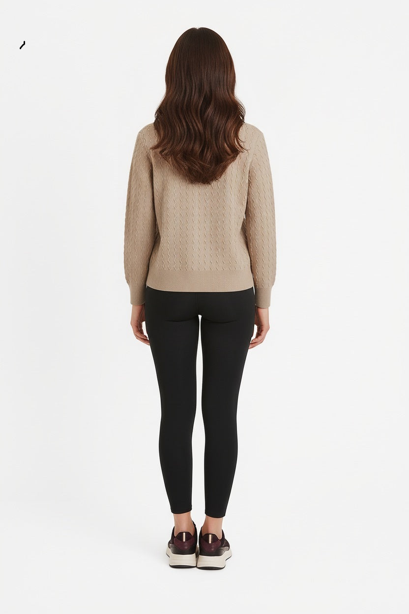 Women Cardigan V-Neck Sweater