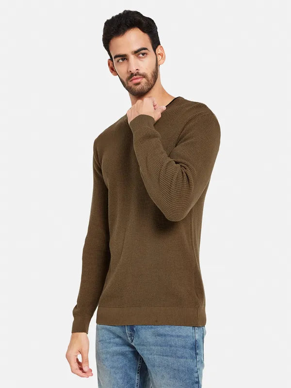 Ribbed Cotton Pullover