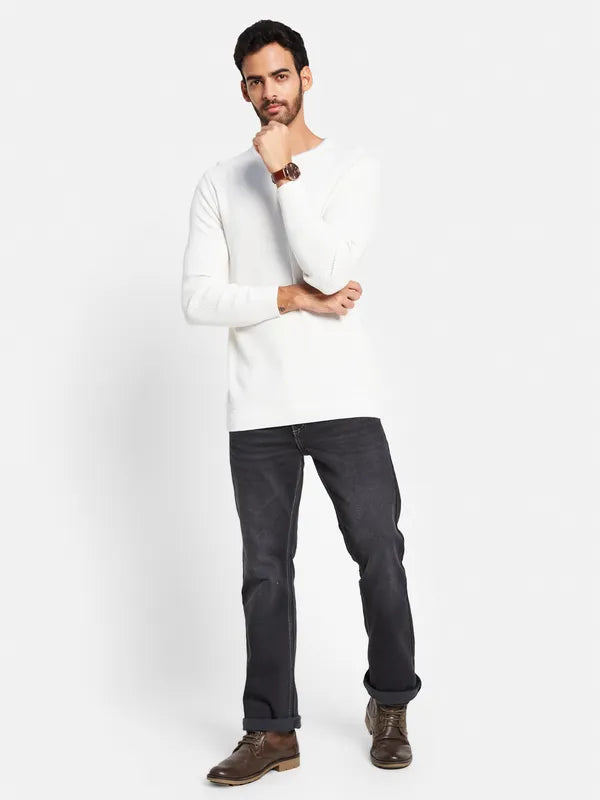 Open Knit Cotton Pullover