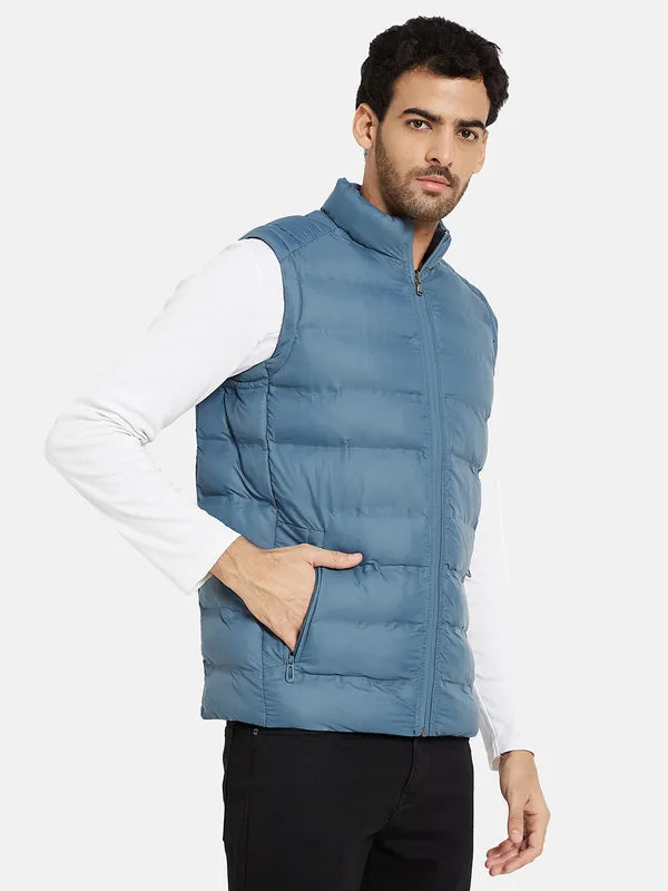 Mettle Men Blue Puffer Jacket