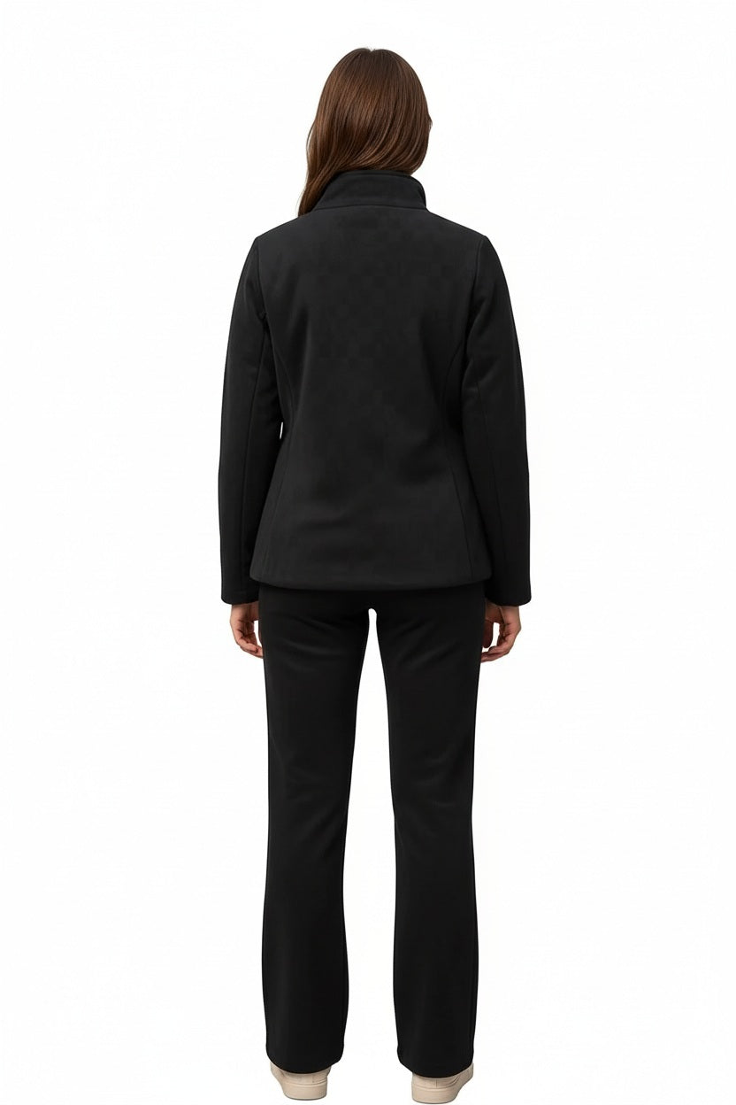 Women Solid Mandarin Neck Jacket