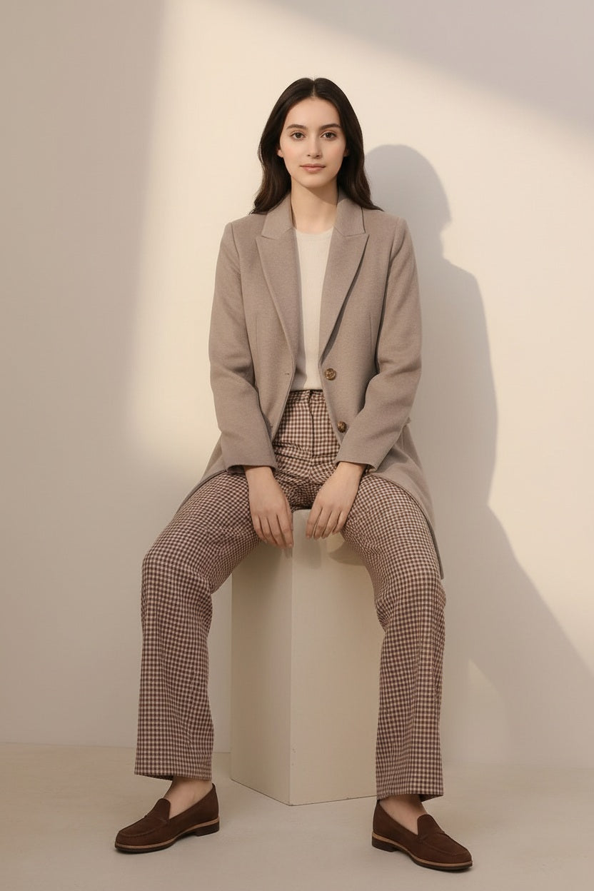 Women Solid Coat
