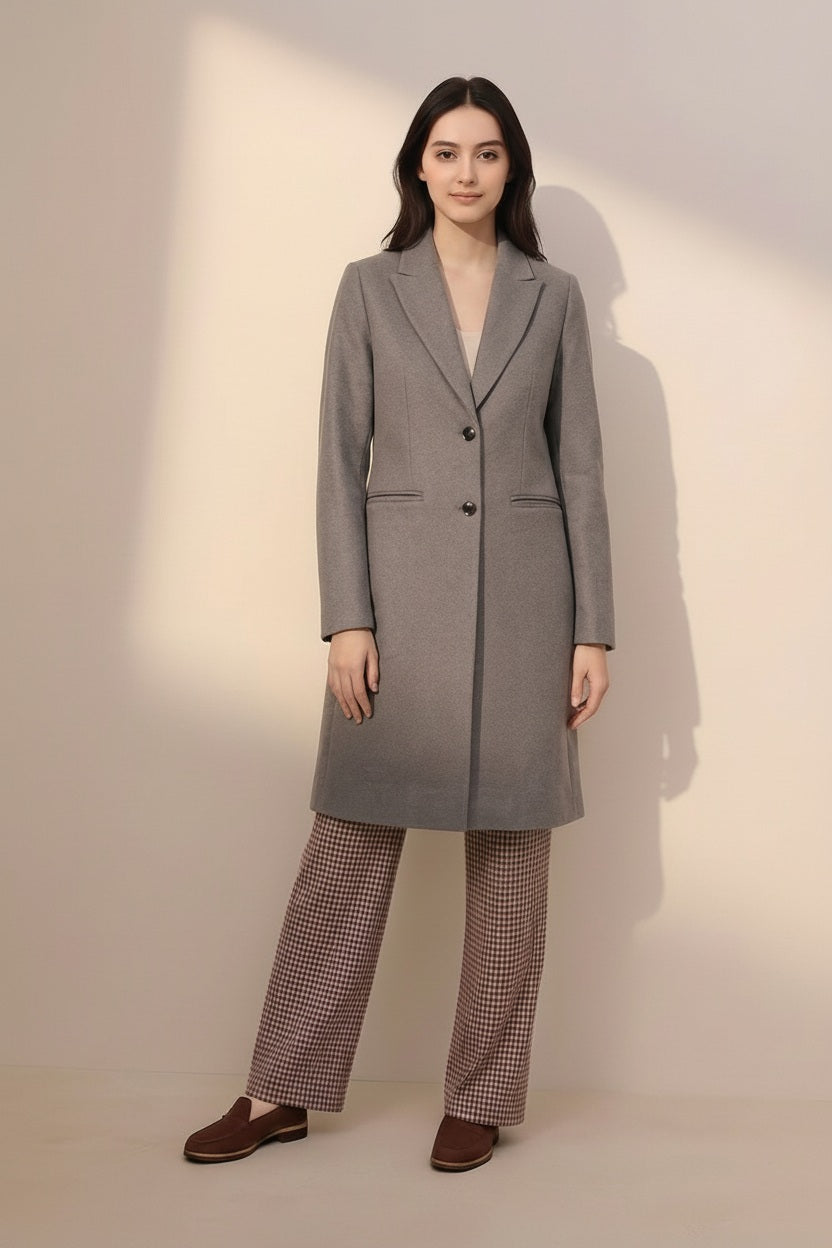 Women Solid Coat