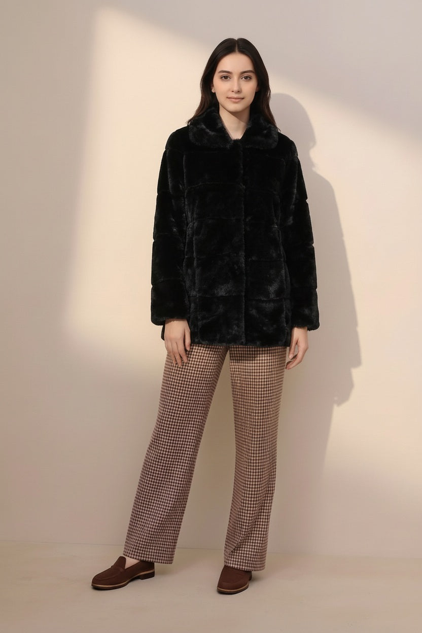 Women Single-Breasted Overcoat