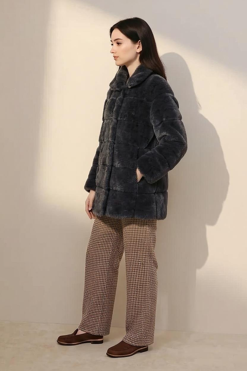 Women Single-Breasted Overcoat