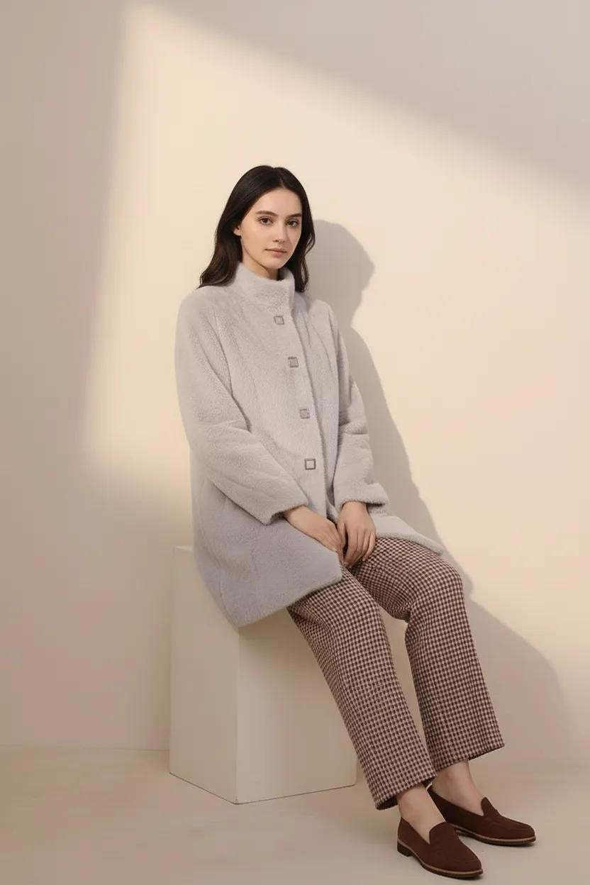 Women Solid Coat