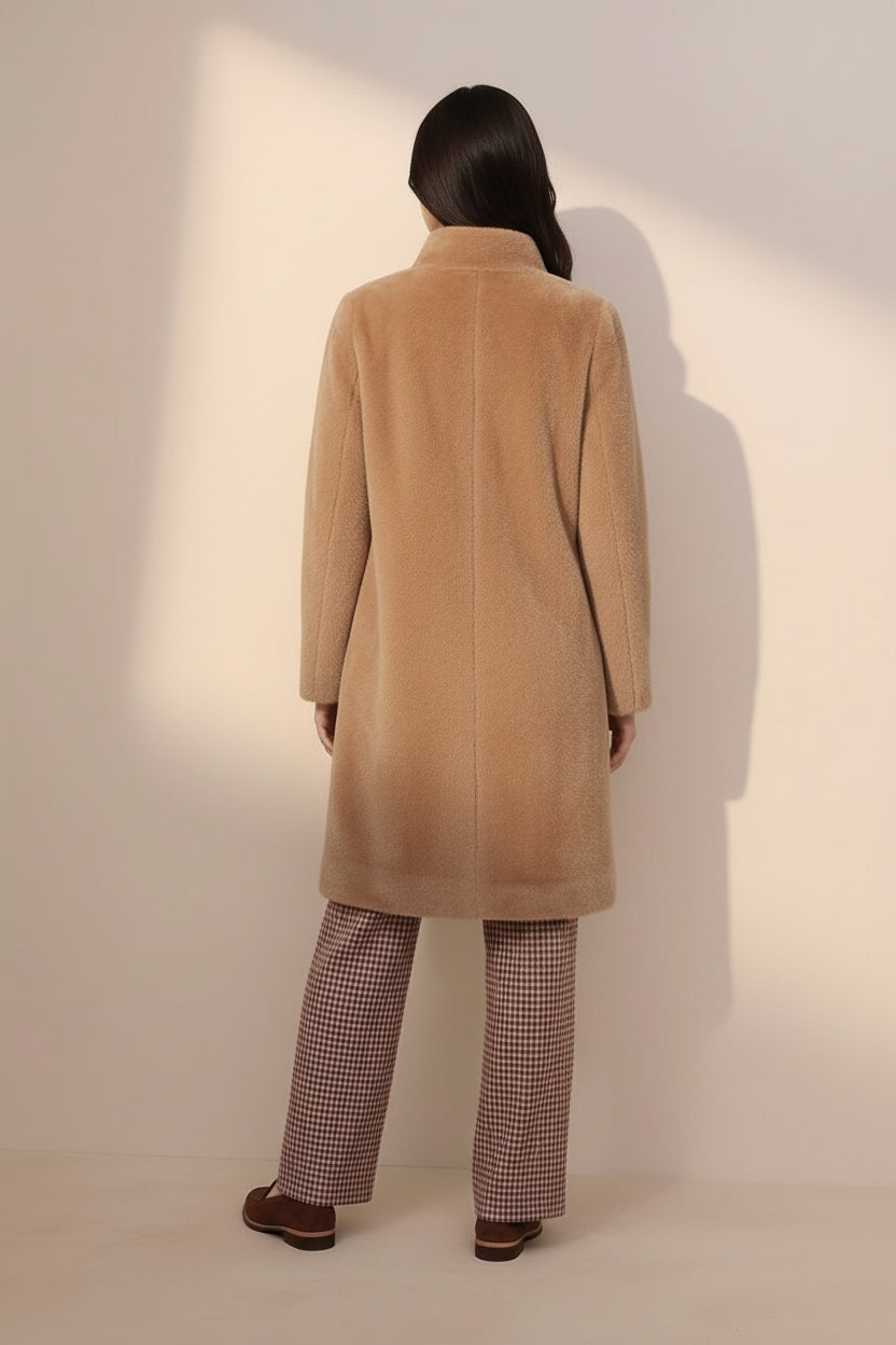 Women Single-Breasted Overcoat